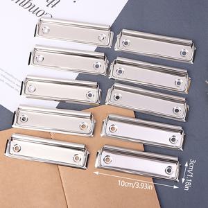 TEMU 10개 세트 헤비듀티 스프링 장착 금속 클립보드 클립 - 학교, 사무실용 파일 폴더 클램프, 바인더, 저널, 태블릿용 하드보드 페이퍼 클립 (문서 고정)