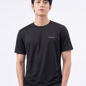 TEMU 남성 베이직 일상 여름 반팔티 기능성 쿨링 라운드 티셔츠 운동복ㅣ레이어드티 추천 청량한(X61T9M)