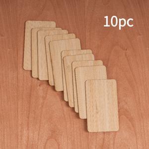 대나무 빈 명함 10개 – 원목 대나무, 1.2mm 두께, 90×54mm 크기 – 레이저 각인, 나무 태그, 명함 및 DIY 공예용으로 이상적 (빈 카드만 포함, 맞춤 제작 서비스 없음)