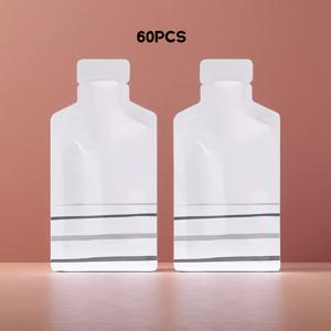 열차단 샴푸 샘플 파우치, 일회용 액체용 여행용 포일, 여행용 세면도구 액체 진공 파우치 용기