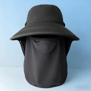 TEMU 여성 여름 베일 모자 - 통기성 챙, 조절 가능한 넓은 챙 디자인, 야외 활동, 낚시, 해변 및 일상적인 캐주얼 웨어에 적합 - 편안한 외출 및 여름 행사에 완벽