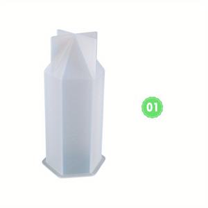 콘 타워 레진 실리콘 몰드, 콘 캔들 모양 석고 클레이 캔들 실리콘 몰드, DIY 인공 쿼츠 레진 다양한 사이즈 에폭시 레진 몰드, 홈 데스크탑 장식