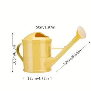 TEMU 1.5L 정원용 식물 스프레이 물뿌리개, 가정용. 분리형 노즐. 가볍고 사용하기 쉬움, 균일한 물주기와 누수 방지를 위한 긴 주둥이 디자인. 신선한 색상, 사랑스러운 외관. 내구성 있는 플라스틱, 실내/실외 정원용.