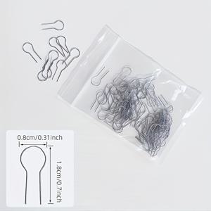 TEMU R 타입, P 타입, U 타입 소성핀 30개, 도자기 소성 도구, 세라믹 장식품 제작 도구, DIY 매달기 장식품 핀, 도자기 DIY 장식품 및 매달기 귀걸이 핀용 고온 내성 소성핀, 핸드메이드 점토 장식품 DIY 도구
