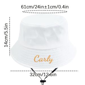 독점 맞춤형 자수 커스터마이징, 4가지 사이즈로 제공되는 낚시모자, 단색 썬햇, 가볍고 접어서 보관 가능, 다양한 자수 실 색상 선택 가능. 일상 출퇴근, 개학, 쇼핑, 파티, 해변 나들이 등에 적합. 독특한 디자인으로 개인용 또는 친구와 가족을 위한 선물로 최적! 생일, 기념일, 이드, 부활절 및 기타 행사에 완벽!