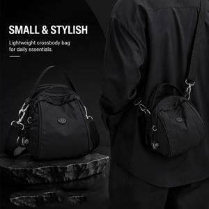 TEMU [] 여성용 컴팩트 미니 나일론 크로스백, 탈부착 가능한 숄더 스트랩 포함, 핸드헬드 또는 싱글숄더백으로 변환 가능, 심플한 디자인의 캐주얼 지갑, 다양한 색상 옵션, 일상용으로 적합, 휴대폰 파우치, 데일리 필수품 정리함