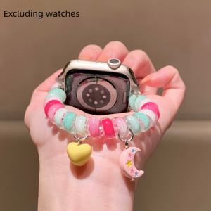 다기능 스트랩, 정교한 폰 라인 디자인으로 데일리 사용에 적합, Apple Watch 38mm, 41mm, 42mm, 44mm, 45mm, 46mm 및 49mm 스트랩에 적합, Apple Watch 11/10/9/8/7/6/5/2/1 SE Ultra 시리즈와 호환
