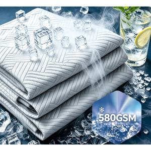 TEMU -7도 접촉냉감 쿨매트 ICE ALTON 여름 침대 냉감 패드 패밀리 정품 580GSM QMAX0.439