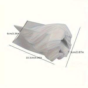 TEMU 스파이럴 콘 모양 양초 몰드 3D 기하학 크리스마스 트리 몰드 레진 비누 캐스팅 몰드, 양초 제작용 크리스마스 기둥 트리 모양 클레이 공예 석고 용품
