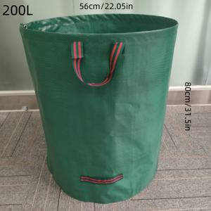 120/200/272리터 용량, 잔디밭, 수영장, 정원 쓰레기, 테라스, 세탁물 및 잡초용 잎사귀 쓰레기봉투 I 정원 및 잔디갈이용 I 정원 쓰레기 봉투