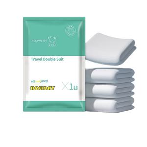 TEMU 일회용 침구 더블 세트, 이불 커버, 시트, 베갯잇 포함 - 여행, 출장, 호텔, 병원에 적합