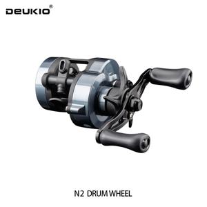 DEUKIO 2026년형 루어 베이트캐스팅 릴, 경량 차밍 사운드 낚시 릴 조절 짧은 샤프트 스풀 캐스팅 거리 및 정확도 크게 향상