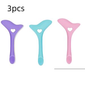 TEMU 3개 랜덤 색상 실리콘 아이라이너 가이드 도구, 쉬운 캣아이 메이크업, 빠른 메이크업 도우미, 재사용 가능, 데일리 아이 메이크업 도구