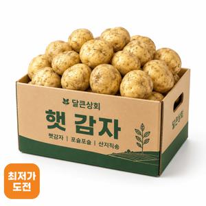 [하루딱50박스] 포슬포슬 햇감자 수미감자 소+중혼합 5kg(개당중량50g~80g)
