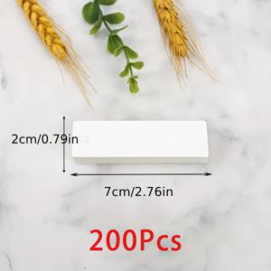200개 크래프트 종이 빈 태그 - 라벨링 및 디스플레이용 다용도 걸이 카드, 전원 필요 없음, 보석 제작 디스플레이 및 포장 용품, 비즈 및 보석 제작, 보석 제작 용품