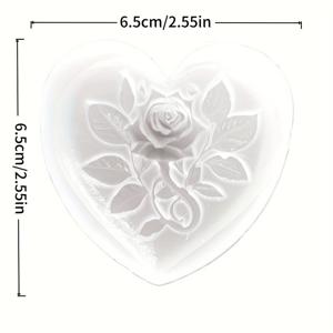 아름다운 3D 장미 조각 패턴이 돋보이는 레진 몰드입니다. 이 창의적인 양초 몰드는 프로젝트에 완벽합니다. 발렌타인데이, 생일, 어버이날, 결혼식과 같은 특별한 날에 집 장식 및 선물용으로 이상적인 새로운 장식 액세서리입니다.
