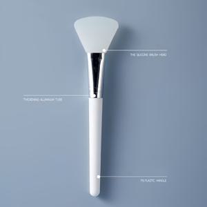3개 실리콘 마스크 브러시 - 휴대용 무취 클레이 마스크 및 크림 고르게 발라주는 페이스 마스크 브러시