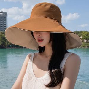 양면, 자외선차단, 여성용, 와이드, 빅사이즈, 버킷햇, 챙 넓은 모자, 벙거지, 햇빛가리개, 썬햇, 리버시블, 여름