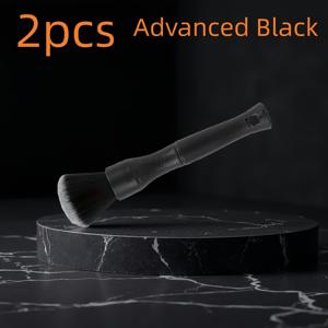 2개입 차량 내부 디테일 브러쉬, 부드러운 솔 다기능 청소 PC 키보드 보석, 자동차 가정용 미세 청소, 플라스틱 재질 충전식 불필요 휴대용 효율적인 청소 도구