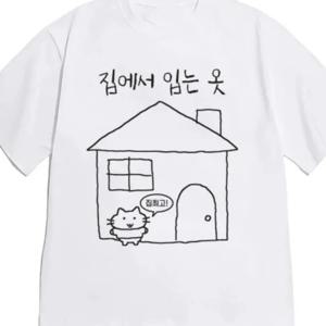 웃긴 티셔츠 만화 프린트 단색 반팔 티셔츠 - 라운드 넥 캐주얼 운동용 상의, 기계 세탁 가능 헬스 셔츠, 훈련용, 평상복용 - 봄 여름 가을 의류
