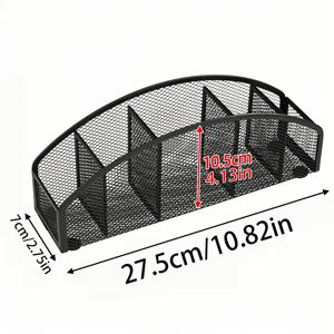 1개, 주철 다기능 펜 홀더, 펜 홀더, 보관 튜브, 보관 상자, 보관 랙. 가위, 자, 스티커 메모 등 사무용품 및 학습 용품을 보관하기 위한 5개의 독립적인 칸이 있습니다. 대용량, 세척 용이