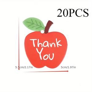 20개/50개의 모양 감사 태그, 종이 기념 라벨, 귀여운 감사 카드 걸이 태그, 선물 및 축제 행사에 적합