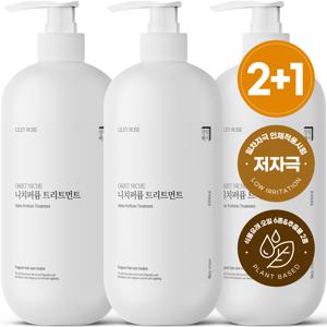 2+1 오브제 니치퍼퓸 트리트먼트 1L 대용량 손상모 리페어 머릿결 극손상 개선