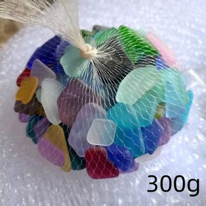 TEMU 300g 컬러 바다유리 파편, 융합용 유리 용품, 융합용 유리 제작 용품, 매끄러운 가장자리의 고품질 반투명 바다유리 조각, 제작, DIY 공예, 꽃병 채움재, 주얼리 인레이 액세서리용, 추수감사절, 부활절, 할로윈, 크리스마스 선물, DIY 공예 재료