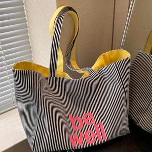 세련된 프린트 레터 양면 범용 쇼핑백, 엄마 숄더백 토트백, 데일리 업무, 여행 및 해변 사용에 적합한 내구성 - 여성 캐주얼 핸드백, 모던 디자인