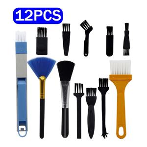 12개 세트 소형 가전 먼지 청소 브러시, 정전기 방지 청소 브러시, 면도기 청소 브러시, 휴대폰 충전구, 면도기, 키보드, 노트북 청소용; 청소 도구