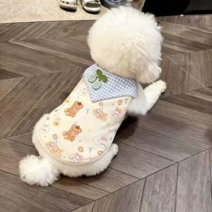강아지 옷, 여름용 얇은 비숑 소형견 조끼 원피스, 2026 신상 스타일, 가성비 좋은 고양이 옷