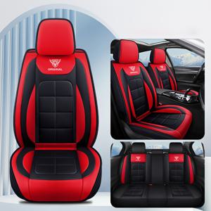 새 차량 5인승 풀 커버 시트 커버 세트, SUV 쿠션 고정 장치, 젊은 사람들을 위한 하이-V 보호 커버에 적합, 원래 차량에 더 잘 맞도록 늘릴 수 있음, 360도 고급 차량 시트 커버 사계절 범용, 더 큰 수납 가방로 편리함 증가