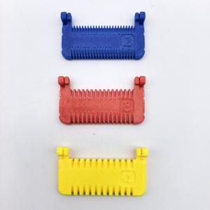 3개 클립형 재봉 자, 균일한 스티치를 위한 핸드 퀼팅 게이지, 엣지 스티치 잠금 2mm/3mm/4mm, 핸드 스티치 가이드 자수