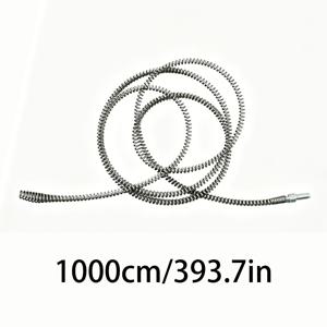 전동 파이프 드레딩 스프링 추가, 배수관 드레딩용 전동 드릴로 사용 가능, 부드러운 스프링, 가정용 주방 바닥 배수구 화장실 S자 파이프 머리카락 막힘 제거기
