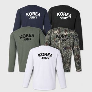 남녀공용 ROKA 기능성 쿨 메쉬 자외선차단 긴팔 라운드 코리아 아미 로카 티셔츠(U7ST41)