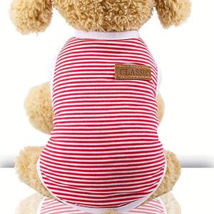 1개 팩, 봄 여름 스타일 펫 조끼, 강아지 옷, 고양이 옷, 펫 조끼, 소형~중형견 옷
