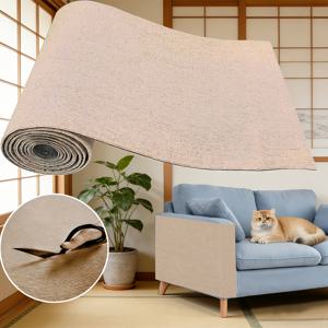 접착식 고양이 스크래칭 패드 - 잔여물 없음, 탈부착 가능한 스크래치 방지 표면, 내구성 있는 폴리에스터 펠트 소재, 고양이 친화적인 디자인, 벽 및 가구용, 실내 고양이를 위해 특별 설계, 모던 스타일, 실내 고양이용 전용 스크래칭 보드