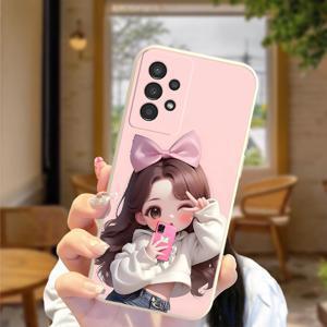 휴대폰 케이스 - 삼성 갤럭시 A14 A24 4G A04 A04S A05 A05S A06 A13 A15 A16 A22 A23 A24 A25 A26 A32 A33 A34 A35 A36 A52 A52S A53 A54 A55 A56 5G 갤럭시 S21 S23 S24 S25 FE S22 플러스 울트라 화이트 소프트 쉘 패션 아름다운 휴일에 적합한 휴대폰 케이스
