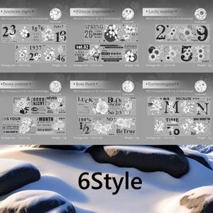 6롤 팩/2.4인치 x 78.7인치 흑백 수채화 PET 테이프 -블랙 & 화이트 가든 시리즈-자체 접착, 방수 미절단. 성인 선물로 완벽함: 크리스마스, 할로윈, St 's Day, 기념일, 학교생활, 생일파티, 저널링 장식용, 스크랩북 재료, 파티 용품, 꽃무늬, 고품질 접착제, 매끄러운 질감, 문구류 필수품, 스티커, 공예 애호가, 행사 플래너
