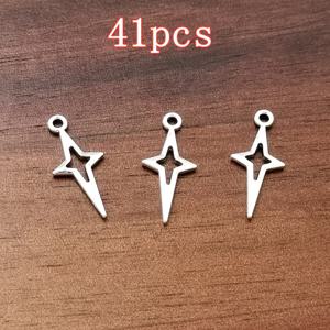 41개 별 참 펜던트, 여성 패션 펜던트, DIY 핸드메이드 목걸이, 귀걸이, 팔찌 액세서리, 스타일 주얼리 제작 용품