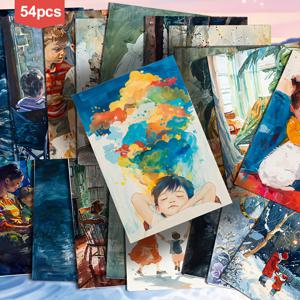 내면의 아이 은유 카드 54장 – 자기 성찰, 감정 이해, 내러티브 탐구, 코칭, 휴식을 위한 치료용 덱 | 상담사, 코치, 그룹, 저널링, 개인 성장을 위한 시각적 프롬프트로 적합