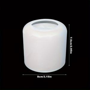 3D 원형 캔들 자르 몰드, 창의적인 실리콘 원통형 캔들 용기 몰드, DIY 콘크리트 원형 병 제작 몰드, 캔들 홀더, 보석함, 꽃병, 아로마 컵 제작용