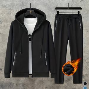 남성 캐주얼 운동 트렌디 가디건 세트 2pcs