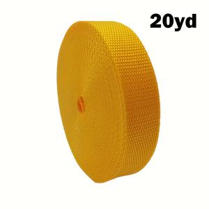 컬러풀 폴리에스터 웨빙, 20야드 x 0.984인치 - DIY 가방, 캔버스 공예, 카메라 스트랩, 패션 액세서리, 핸드백 제작용, 수제 소품, 장식 트림, 스타일리시 레이스, 고품질 내구성 스트랩, 크래프트 리본, 백 메이커 및 공예 애호가용