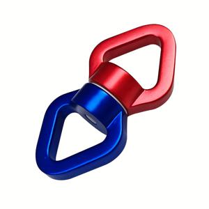 스윙 회전 범용 링, 가벼운 알루미늄 합금 재질, 360도 회전 링, 스윙, 에어리얼 댄스, 해먹 걸이, 요가 등에 적합