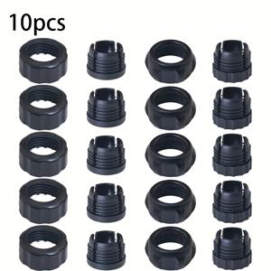 볼 조인트 마운팅 소켓 10세트, 17mm/18mm 휴대폰 거치대, 자동차 중력 마운트 추가 장치 (나사산 스크류 고정 너트 및 에어 아웃렛 고정 클립 너트 베이스 홀더 포함)