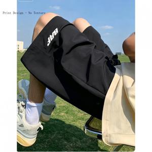프린트 디자인 - 텍스처 없는 남성용 아웃도어 캐주얼 반바지, 여름 레저 필수템, 해변, 수영장, 하이킹 및 스포츠에 적합, 여행용 기어 사이즈 1XL-6XL, 플러스 사이즈