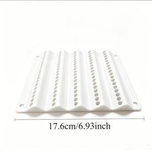 벽걸이형 비트 홀더 랙, 3D 프린팅 육각 비트 보관대, 6.3mm 비트용, 100개 수납, 가정용 차고 및 다용도 선반용 드라이버 공구 정리함