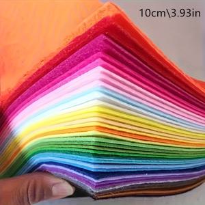 40개입 부드러운 사전 절단 펠트 원단 시트 - 1mm 두께, DIY 공예, 핸드 위빙 및 재봉 프로젝트용, 혼합 색상 부직포 소재, 손세탁 가능, 만들기, 스크랩북킹, 아미구루미, 따뜻한 공예 프로젝트용