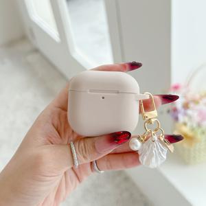 진주 조개, 작은 꽃, 하트 및 기타 참 포함. for Pro 2 이어폰 케이스용, 낙하 방지. Apple for 4세대 이어폰 케이스용, for 4/2/1용 순수 보호 커버